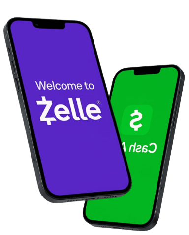 Zelle and CashApp